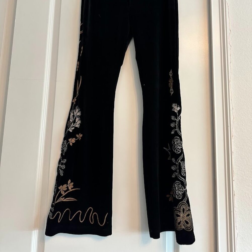STRETCH VELVET BABY BOOT LEGGING